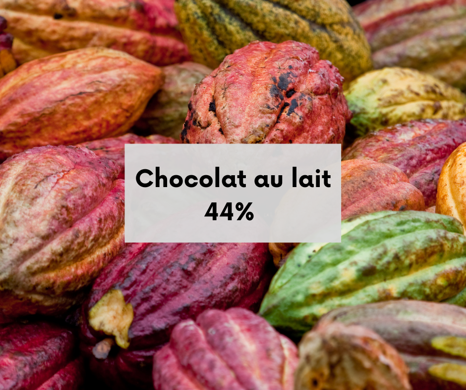 Chocolat fin de Madagascar - Lait 44 %