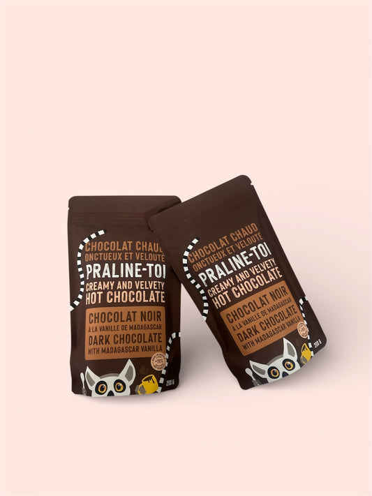 Chocolat Chaud Onctueux - Classique au chocolat noir et à la vanille de Madagascar